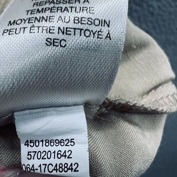 Zenergy Chicos Women Hoodie 0 Small Tan‎ Pullover 1/4 Zip Hooded Sweatshirt - Picture 8 of 11